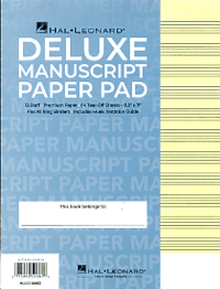 Manuscript Paper, 64 Sheets, 12 Stave Paper Pad Manuscript Paper, 64 Sheets, 12 Stave Paper Pad