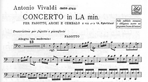 Antonio Vivaldi: Concerto in A minor RV498 Antonio Vivaldi: Concerto in A minor RV498